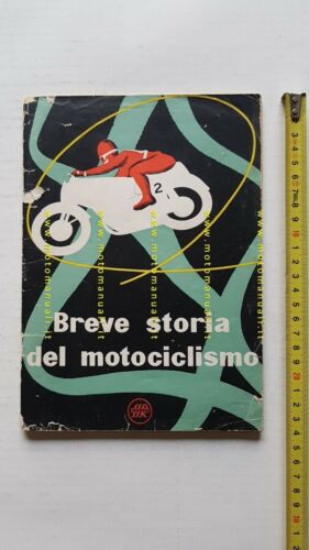 Ducati Breve Storia del Motociclismo 1952 Notiziario depliant originale brochure