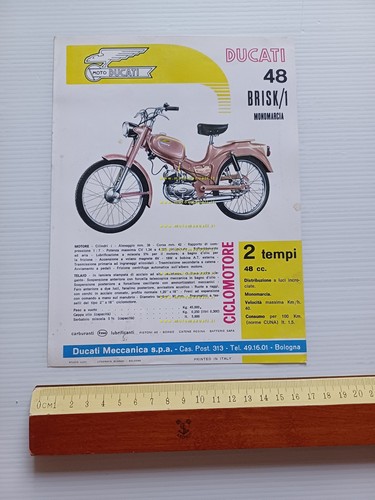 Ducati Brisk 48.1 depliant italiano originale