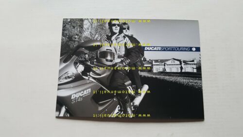 Ducati gamma modelli Sport Touring ST4-ST2 2002 depliant originale brochure