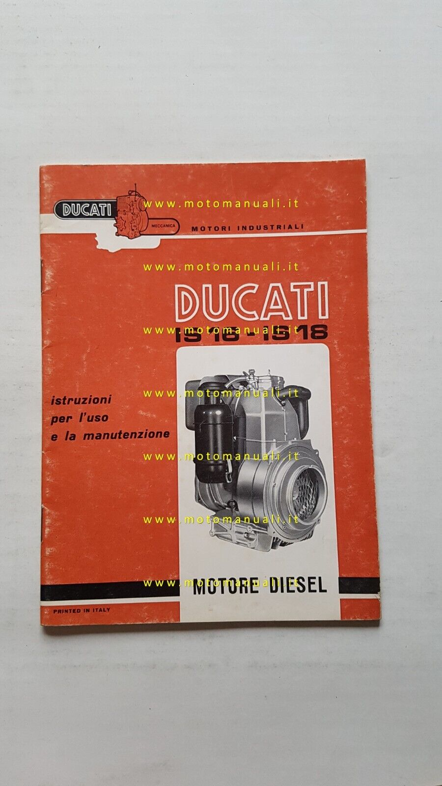 Ducati IS 16 - IS 18 Motori Stazionari DIESEL 1973 …