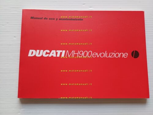 Ducati MH900 Evoluzione 2000-01 manuale uso libretto istruzioni testo Spagnolo