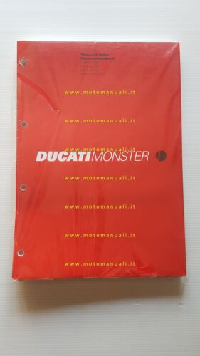 DUCATI Monster 400 600 750 2001 manuale officina Francese Tedesco …