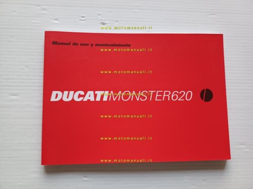 Ducati Monster 620 2002 manuale uso libretto istruzioni originale testo …