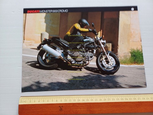 Ducati Monster 900 Cromo 1999 depliant FRANCESE originale