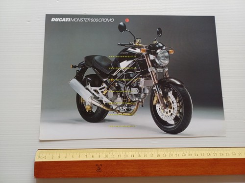 Ducati Monster 900 Cromo 1999 depliant italiano originale