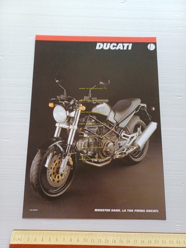 Ducati Monster Dark 1998 depliant originale italiano