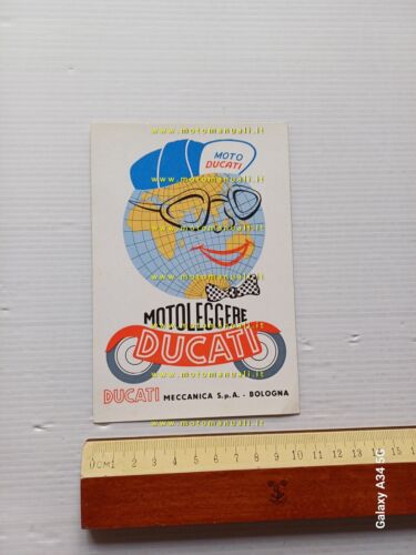 Ducati Motoleggere anni 50 cartolina originale