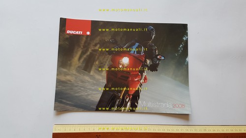 Ducati Multistrada 1100 - 1100 S 2008 depliant italiano inglese …