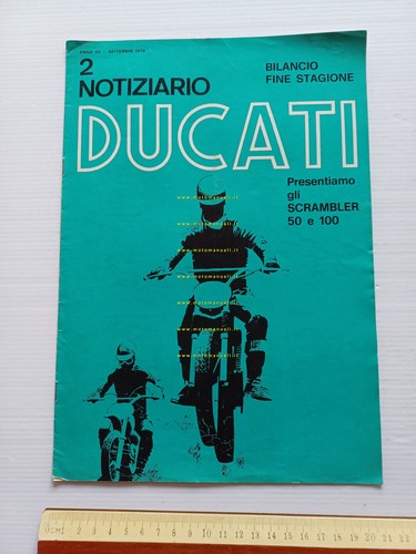 Ducati Notiziario n. 2 1970 originale - Scrambler 50 - …