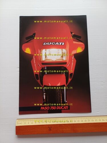 Ducati Paso 750 1986 depliant italiano originale