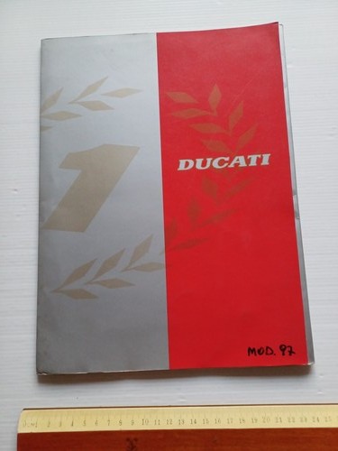 Ducati presentazione nuovi modelli 1997 cartella stampa