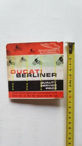 Ducati produzione modelli 1966 depliant originale USA brochure bevel