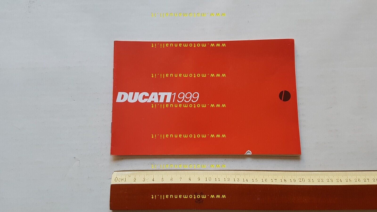 DUCATI produzione modelli 1999 depliant INGLESE originale