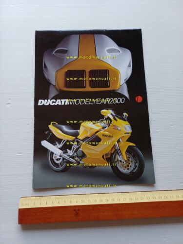 Ducati produzione modelli 2000 depliant ORIGINALE motorcycle brochure