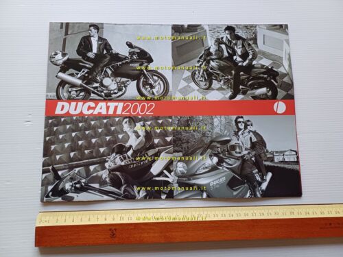 Ducati produzione modelli 2002 depliant ORIGINALE motorcycle brochure