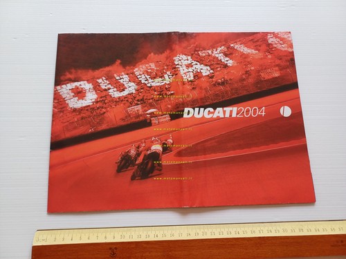 DUCATI produzione modelli 2004 depliant originale ITALIANO brochure