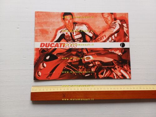 Ducati produzione tutti modelli 2003 depliant originale