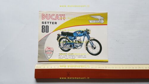 Ducati Setter 80 1962 depliant originale italiano brochure