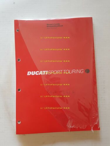 DUCATI Sport Touring ST4 1999 manuale officina GERMAN FRENCH SHOP …