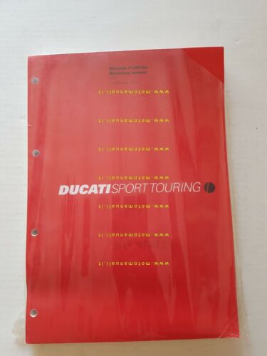 DUCATI Sport Touring ST4 2001 manuale officina ITALIANO INGLESE SHOP …