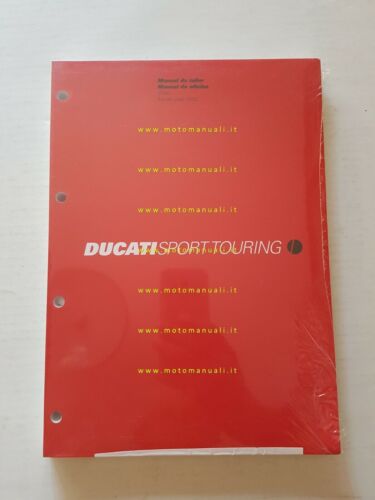 DUCATI Sport Touring ST4s 2002 manuale officina SPANISH PORTUGUESE SHOP …