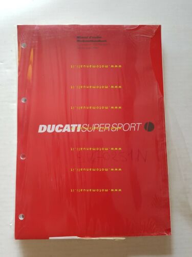 DUCATI SS 750 - Sport 750 2002 manuale officina FRANCESE …