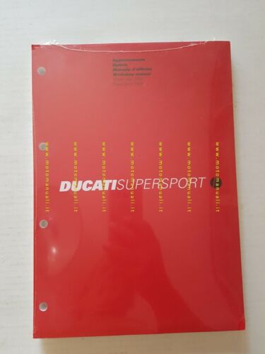 DUCATI SuperSport 1000 aggiornamento 2005 manuale officina ITALIANO INGLESE