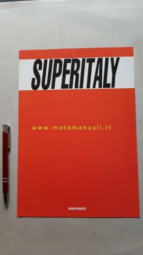 Ducati SuperSport 750 1992 depliant moto originale genuine brochure