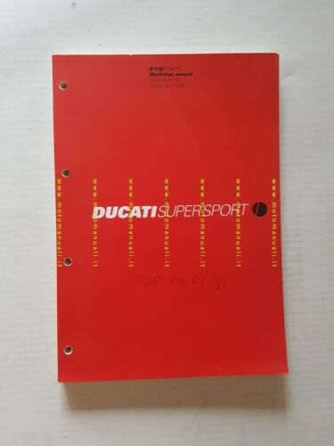 DUCATI Supersport 750 1999 manuale officina JAPANESE ENGLISH WORKSHOP MANUAL