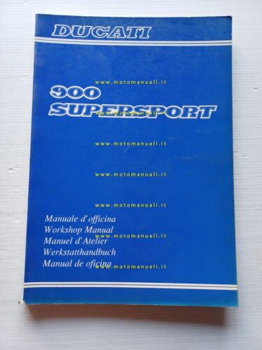 Ducati Supersport 900 1989-90 manuale officina originale workshop manual