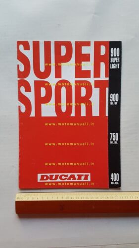 Ducati SuperSport 900-Superlight-750-400 1993 depliant moto originale brochure
