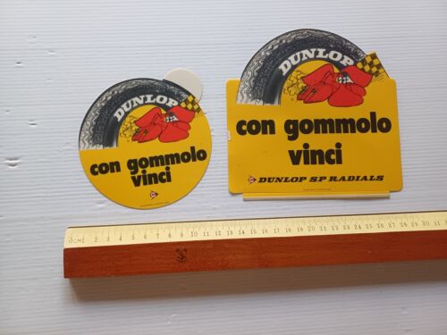 Dunlop pneumatici Gommolo Radial SP lotto 2 adesivi originali anni …