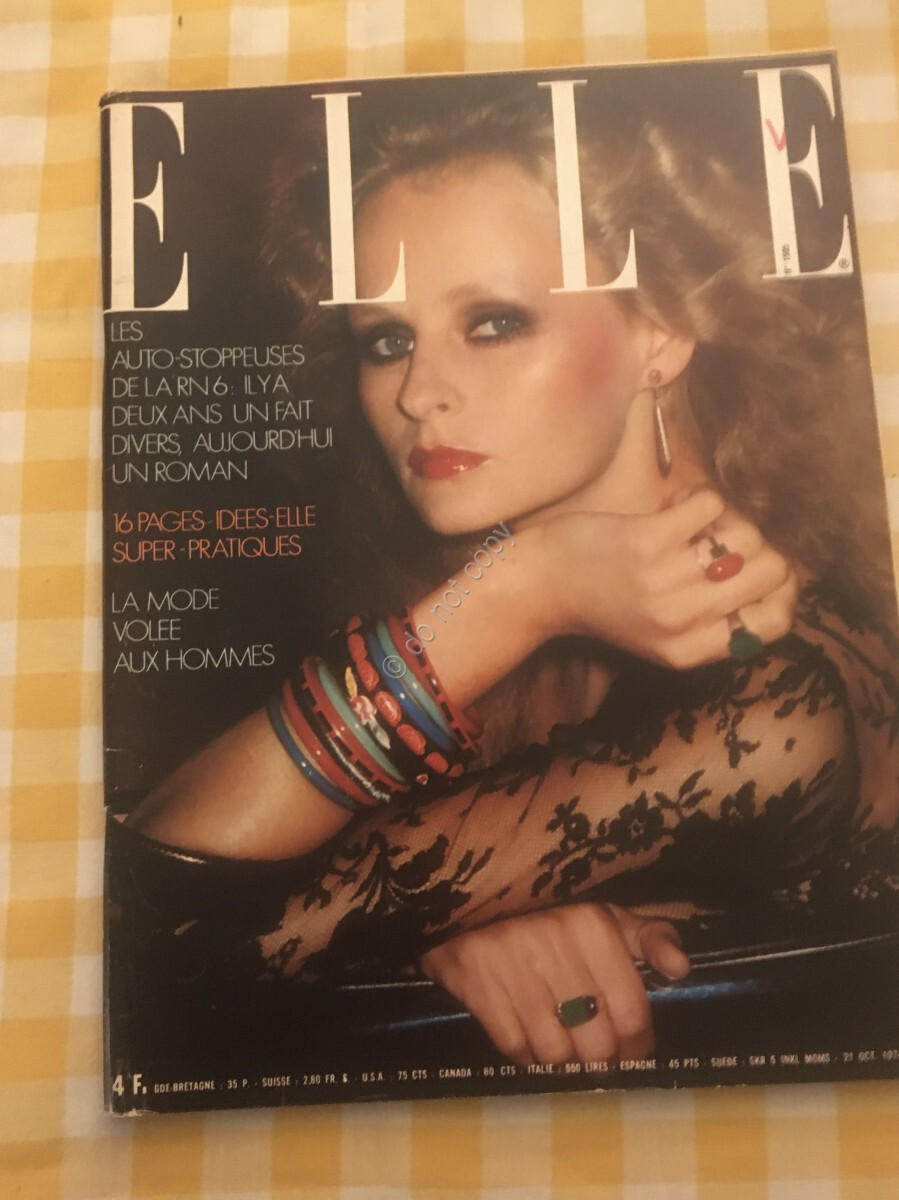 ELLE FRANCE - Rivista Magazine - 21 Ottobre 1974 n. …
