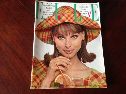 ELLE FRANCE Rivista Magazine 1 Luglio 1965 n.1019 J Moreau