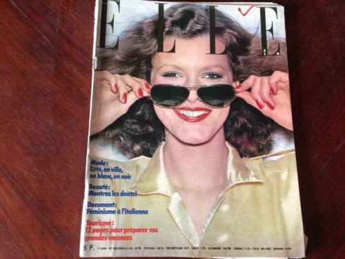 ELLE FRANCE Rivista Magazine 11 Aprile 1977 n.1631