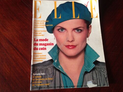 ELLE FRANCE Rivista Magazine 13 Febbraio 1978 n.1675 Nathalie Nell