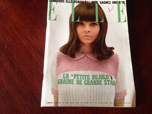 ELLE FRANCE Rivista Magazine 16 Giugno 1966 n.1069 Alain Delon …