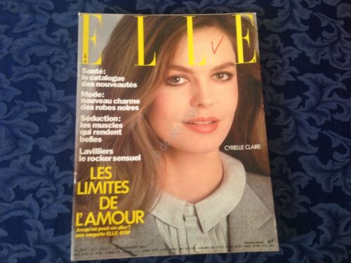 ELLE FRANCE Rivista Magazine 16 Novembre 1981 n.1871 Cyrielle Claire …