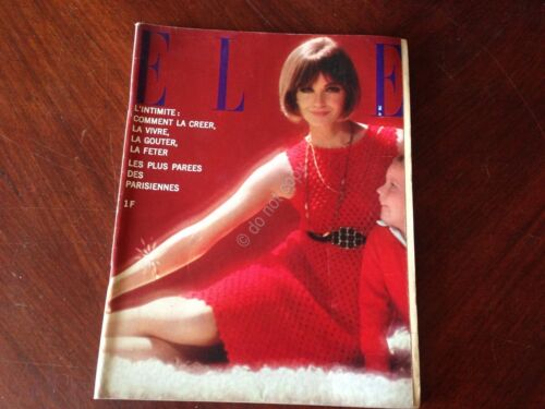 ELLE FRANCE Rivista Magazine 17 Dicembre 1964 n.991 Annie Girardot