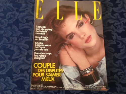 ELLE FRANCE Rivista Magazine 21 Dicembre 1981 n.1876 Lady D …