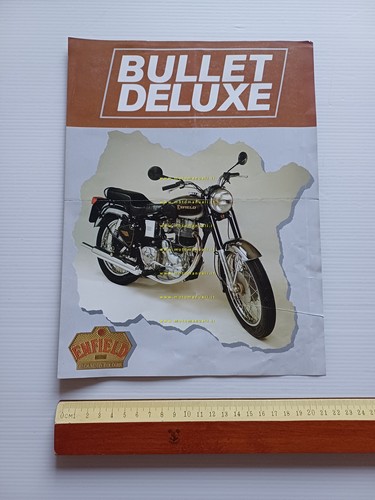 Enfield Bullett 350 Deluxe depliant italiano originale