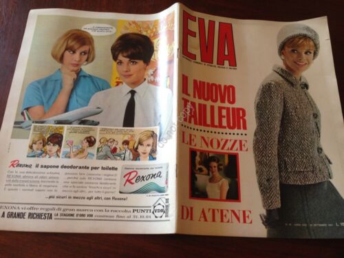 EVA Rivista Magazine 24 Settembre 1964 N.38 Bardot Jacques Charrier