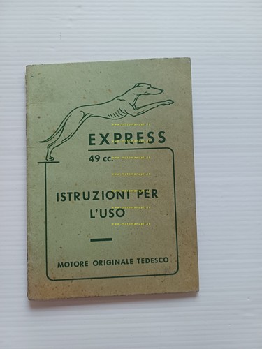 Express 49 anni 50 manuale uso manutenzione libretto italiano originale