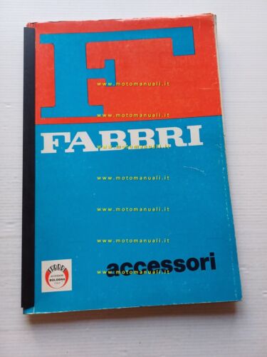 Fabbri catalogo generale accessori Vespa Ciao ciclomotori moto anni 80 …