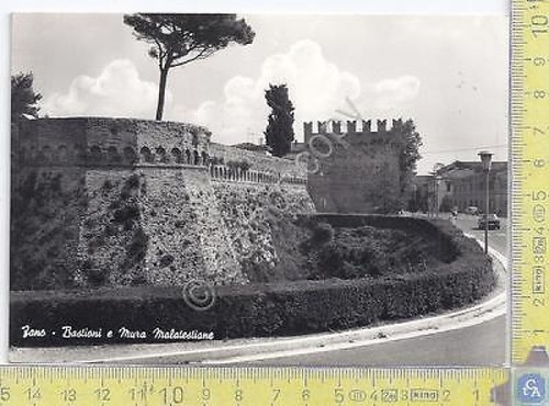 Fano - bastioni e Mura Malatestiane - 1965