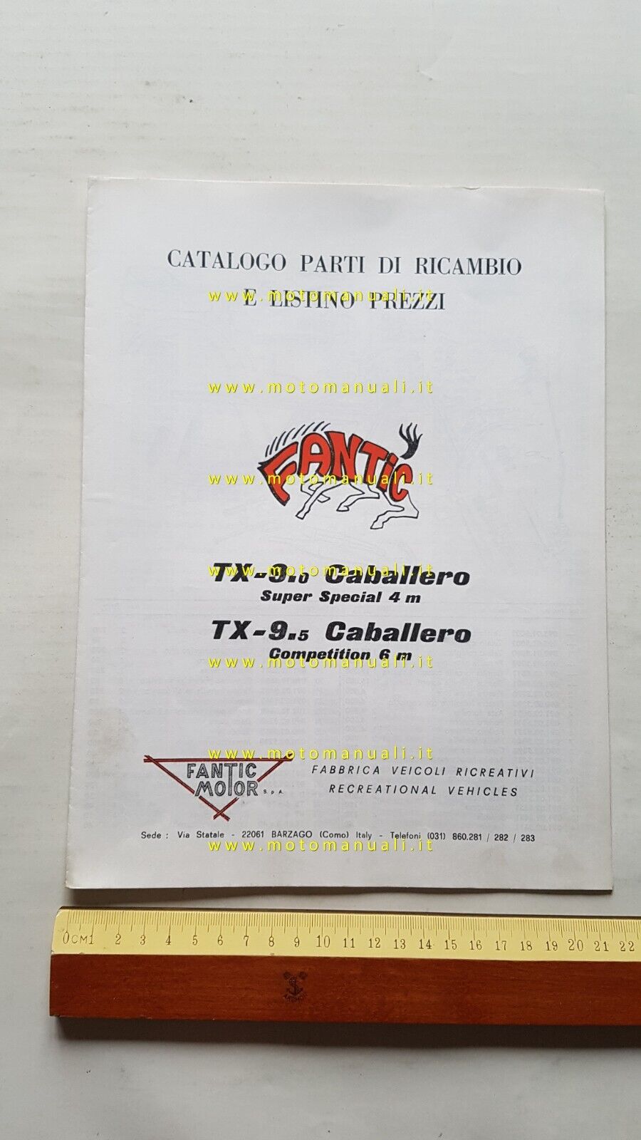 Fantic 50 Caballero Super Special 4M Competition 6M catalogo ricambi …