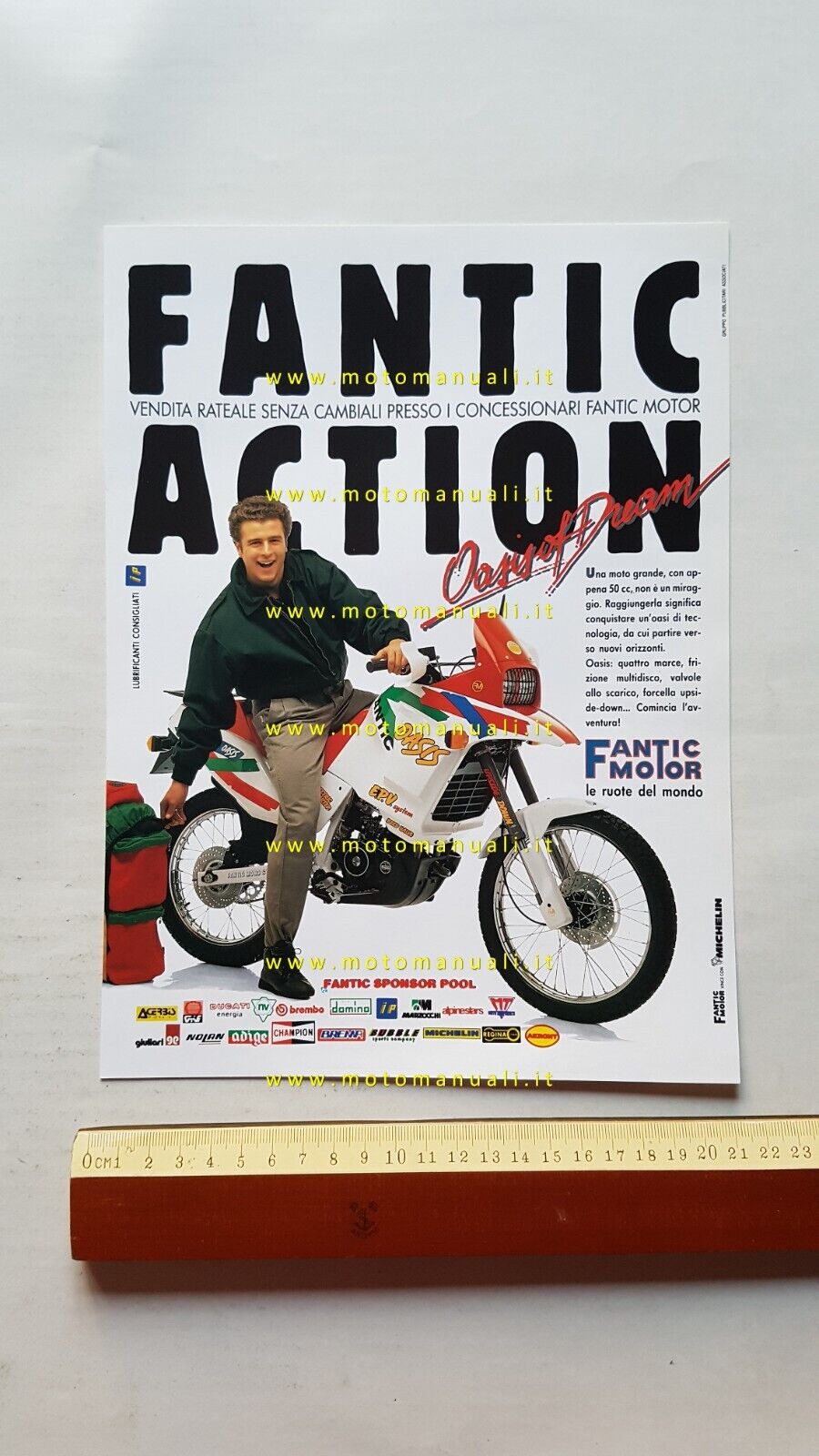 Fantic 50 Oasis - Trial 1989 depliant originale