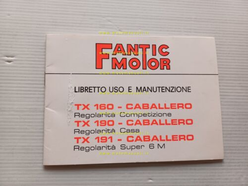 FANTIC CABALLERO 50 REGOLARIT Tx 160 -Tx 190 CASA - …