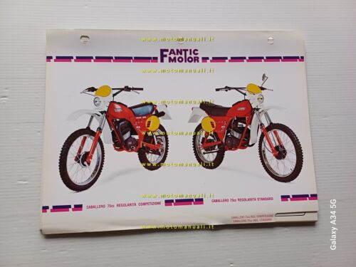 Fantic Caballero 75 Regolarit Competizione-STD 1980 catalogo ricambi originale