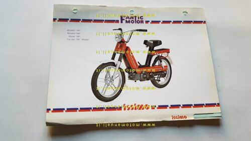 Fantic Issimo 50 1981 catalogo ricambi telaio originale spare parts …